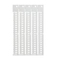 Brady Terminal Block Tag Polycarbonate 5.00 mm H x 5.00 mm W Box of 1430 Pieces, 1430PK SA4813